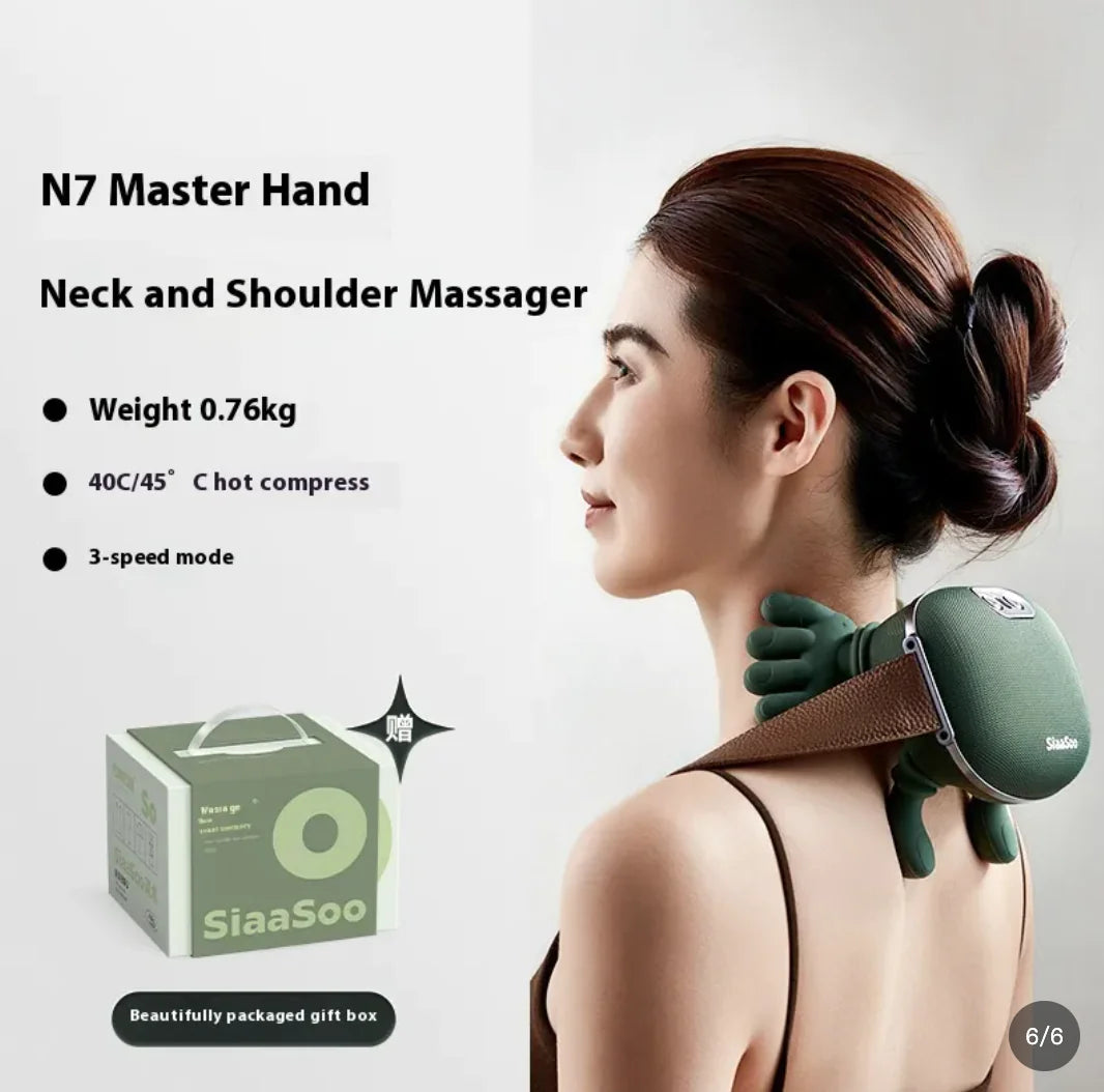 Relaxeify™  Cordless Heated Neck & Shoulder Massager